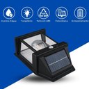 Ver imagem 2 de Luminária Solar Externa Potente Arandela Energia Solar, Lâmp