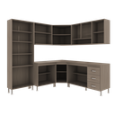 Ver imagem 4 de Armário de Cozinha Modulada Completa Fidelitá Paris 7 Peças 410cm 16 Portas 3 Gavetas com Tampo