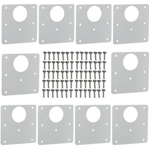 10 Placas Reparo para Dobradiças de Porta Armário Mdf Fs.qdd