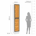 Ver imagem 4 de Cozinha Completa Modulada 10 Peças com Cristaleira e Rodapé Pérola Yescasa