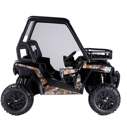 Mini UTV Rally Preto Carro Elétrico Infantil A Bateria Para Crianças Motorizado Menino Menina Bebê - 4