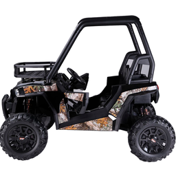 Mini UTV Rally Preto Carro Elétrico Infantil A Bateria Para Crianças Motorizado Menino Menina Bebê - 3