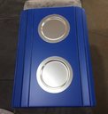 Ver imagem 4 de Esteira Bandeja Braço De Sofá Azul Bic Porta Copos Alumínio.