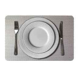 12 Jogo Americano Mesa Posta Luxo Impermeável Pvc Liz Tlh - 7