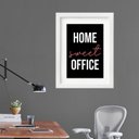 Ver imagem 1 de Quadro Home Office - 60x48cm:madeira Preta