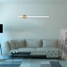 Luminárias Pendentes Moderno Linear Dourado 90cm LED 24W 3000K Cozinha - 4