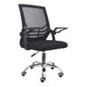 Cadeira Secretária Giratória Braço Flexível Best Chair - Preta - 7
