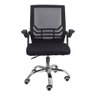 Cadeira Secretária Giratória Braço Flexível Best Chair - Preta - 8