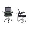 Cadeira Secretária Giratória Braço Flexível Best Chair - Preta - 5