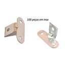 Ver imagem 3 de Cantoneira Inox Fixar Moveis Marcenaria Gaveta Armario 100pç