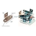 Ver imagem 2 de Cantoneira Inox Fixar Moveis Marcenaria Gaveta Armario 100pç