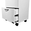 Ver imagem 3 de Gavetas Grandes! Mesa Auxiliar em Mdf Deki