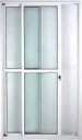 Ver imagem 2 de Porta de Aluminio Sacada 2 Folhas Móveis com Fechadura Linha Premium:2,10 X 1,50/branco