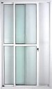 Ver imagem 2 de Porta de Aluminio Sacada 2 Folhas Móveis com Fechadura Linha Premium:2,10 X 1,20/branco