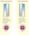 Ver imagem 4 de Porta de Aluminio Palheta Ventilada Direita Linha Premium:2,10 X 0,80/branco