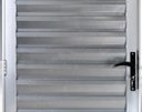 Ver imagem 2 de Porta de Aluminio Palheta Ventilada Direita Linha Premium:2,10 X 0,70/brilhante