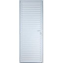 Ver imagem 1 de Porta de Aluminio Palheta Ventilada Direita Linha Premium:2,10 X 0,70/branco
