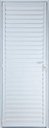 Ver imagem 1 de Porta de Aluminio Palheta Ventilada Direita Linha Premium:2,10 X 0,70/branco
