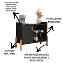 Ver imagem 2 de Aparador Luxor:preto