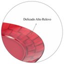 Ver imagem 2 de Prato Grande 26cm Vermelho Crippa Bandeja para Servir Mesa Posta Porções Aperitivos