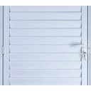 Ver imagem 2 de Porta de Aluminio Palheta Ventilada Direita Linha Premium:2,10 X 0,60/branco