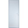 Porta de Aluminio Palheta Ventilada Direita Linha Premium:2,10 X 0,60/branco - 1