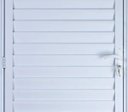 Ver imagem 2 de Porta de Alumínio Palheta 210 x 100 Esquerda Linha All Soft Cor Branco