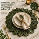 Ver imagem 4 de Sousplat Lyor Garden Leaf de Plástico Verde 35cm