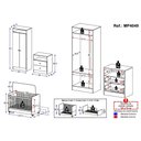 Ver imagem 4 de Quarto Infantil Completo Ariel Multimóveis Branco
