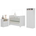 Ver imagem 2 de Quarto Infantil Completo Ariel Multimóveis Branco