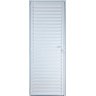 Porta de Aluminio Palheta Esquerda Linha Premium:2,10 X 0,90/branco - 1