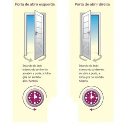 Porta de Alumínio Palheta 210 x 80 Esquerda Linha All Modular Cor Branco - 4 Porta de Alumínio Palheta 210 x 80 Esquerda Linha All Modular Cor Branco - 4