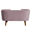 Ver imagem 4 de Cama Pet Caminha Cachorro Grande Veludo Casinha Luxo Colchão:veludo Rosê