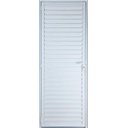 Ver imagem 1 de Porta de Aluminio Palheta Esquerda Linha Premium:2,10 X 0,80/branco