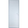 Porta de Aluminio Palheta Esquerda Linha Premium:2,10 X 0,80/branco - 1