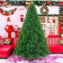 Ver imagem 3 de Super Árvore de Natal Pinheiro Luxo 2,40 M com 2.000 Galhos