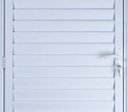 Ver imagem 2 de Porta de Alumínio Palheta 210 x 70 Esquerda Linha All Modular Cor Branco
