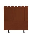 Ver imagem 2 de Cabeceira Estofada Alanis 100CM Solteiro Suede Terracota - D A DECOR
