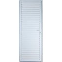 Ver imagem 1 de Porta de Aluminio Palheta Esquerda Linha Premium:2,10 X 0,60/branco