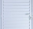 Ver imagem 2 de Porta de Aluminio Palheta Esquerda Linha Premium:2,10 X 0,60/branco