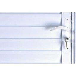 Porta de Alumínio Palheta 210 x 100 Direita Linha All Soft Cor Branco - 3