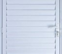 Ver imagem 2 de Porta de Alumínio Palheta 210 x 100 Direita Linha All Soft Cor Branco