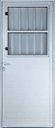 Ver imagem 1 de Porta de Aluminio Postigo Lambril Esquerda Linha Premium:2,10 X 0,90/branco