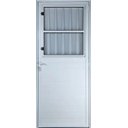Ver imagem 1 de Porta de Aluminio Postigo Lambril Esquerda Linha Premium:2,10 X 0,80/branco