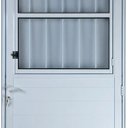 Ver imagem 2 de Porta de Aluminio Postigo Lambril Esquerda Linha Premium:2,10 X 0,70/branco