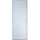 Ver imagem 1 de Porta de Alumínio Palheta 210 x 90 Direita Linha All Modular Cor Branco