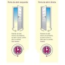 Ver imagem 4 de Porta de Alumínio Palheta 210 x 80 Direita Linha All Modular Cor Branco