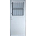 Ver imagem 1 de Porta de Aluminio Postigo Lambril Direita Linha Premium:2,10 X 0,70/branco