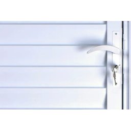 Porta de Alumínio Palheta 210 x 80 Direita Linha All Soft Cor Branco - 3