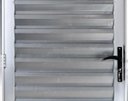 Ver imagem 2 de Porta de Aluminio Palheta Direita Linha Premium:2,10 X 0,70/brilhante